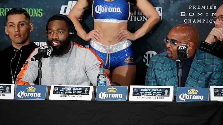 ADRIEN BRONER VS JESSIE VARGAS - FULL FINAL PRESS ...