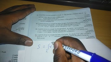 CALCULUS (APPLICATIONS OF INTEGRATION). KCSE REVISION QUESTIONS