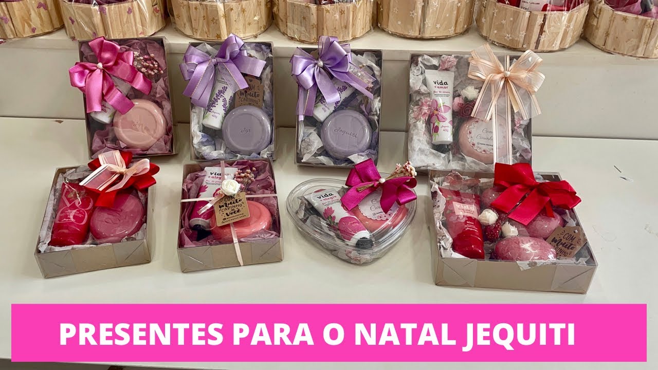 PRESENTES PARA O NATAL DA JEQUITI A PARTIR DE R$ 20,00