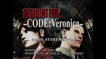 Resident Evil - Code: Veronica - Sega Dreamcast - Intro & Title Screen