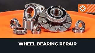 front and rear Wheel bearing kit installation : video manual