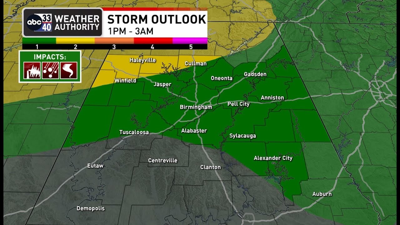 Severe Weather is possible for part of our area tonight - March 1, 2023 ...