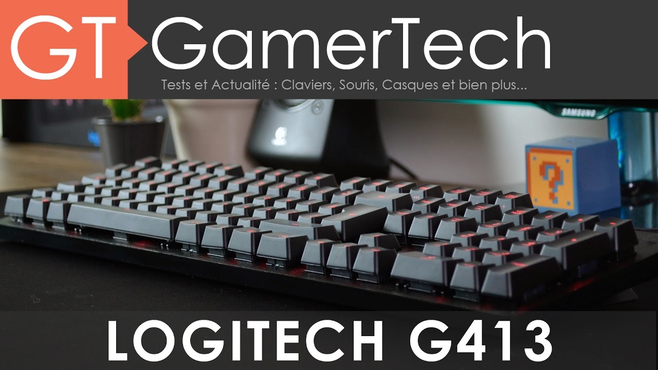 Clavier Logitech Gaming G413 TKL SE - Rétroéclairé avec Switches Mécaniques  Tactiles, Anti-Ghosting, Compatible avec Windows, macOS - Noir Aluminium -  920-010444