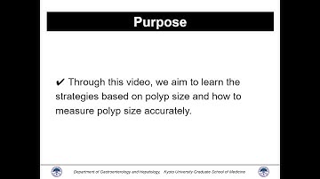 Colonic Polyps Size Estimation Educational Video