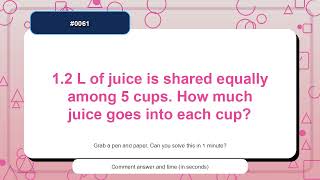 61 | Decimal Practice | Quick Math