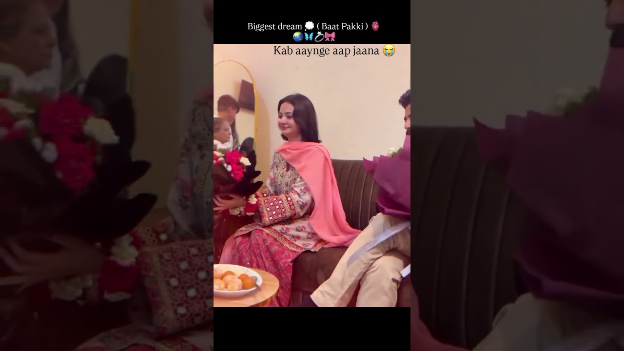 Baat Pakki 💍♥️ They look perfect together 🌹Cute 