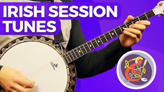Irish Tenor Banjo Lesson: Learn Ornamentation + Toss the Feathers [Reel]