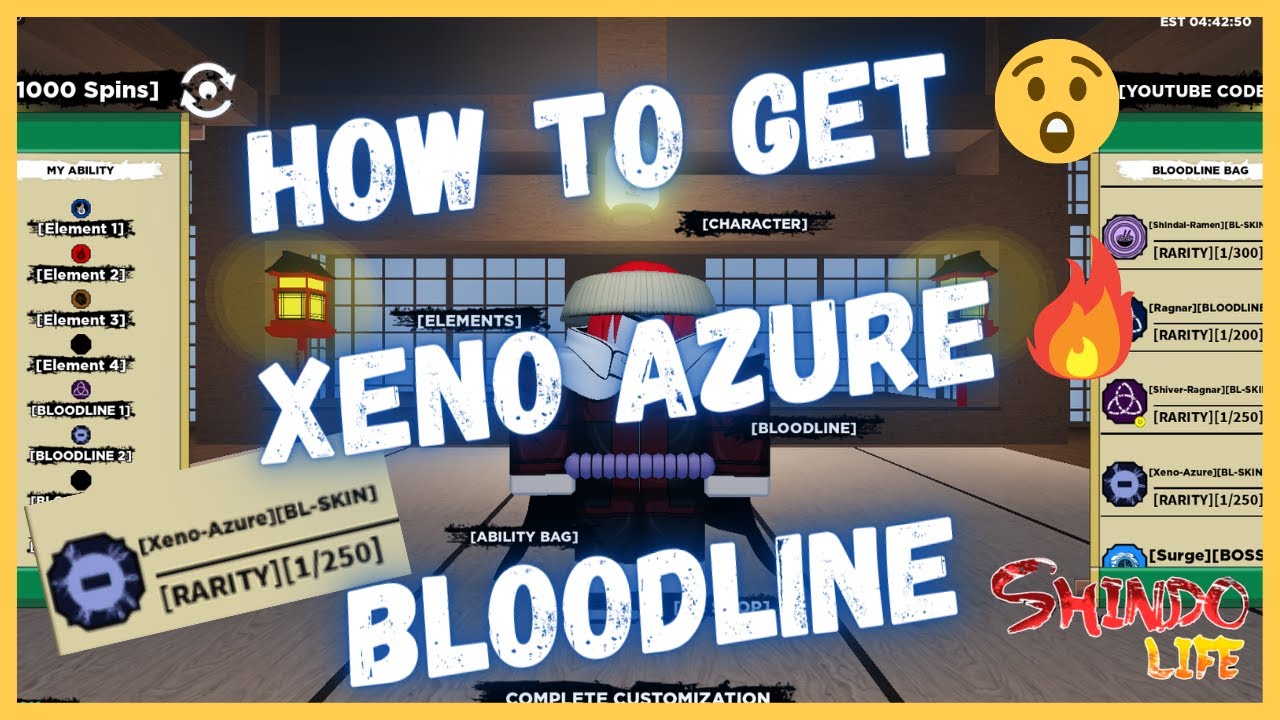 HOW TO GET *XENO-AZURE* IN SHINDO LIFE - YouTube