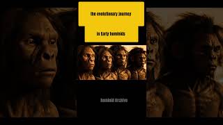 4 million of years ago/ Environmental Pressures in Hominid Evolution. #hominin #evolution  #hominids
