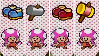 Paper Toadette: The Thousand-Year Door (Mod) | All Power Ups for Toadette