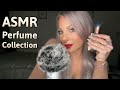 ASMR Perfume Collection | Glass Tapping Sounds | Close Up Relaxing Whispering