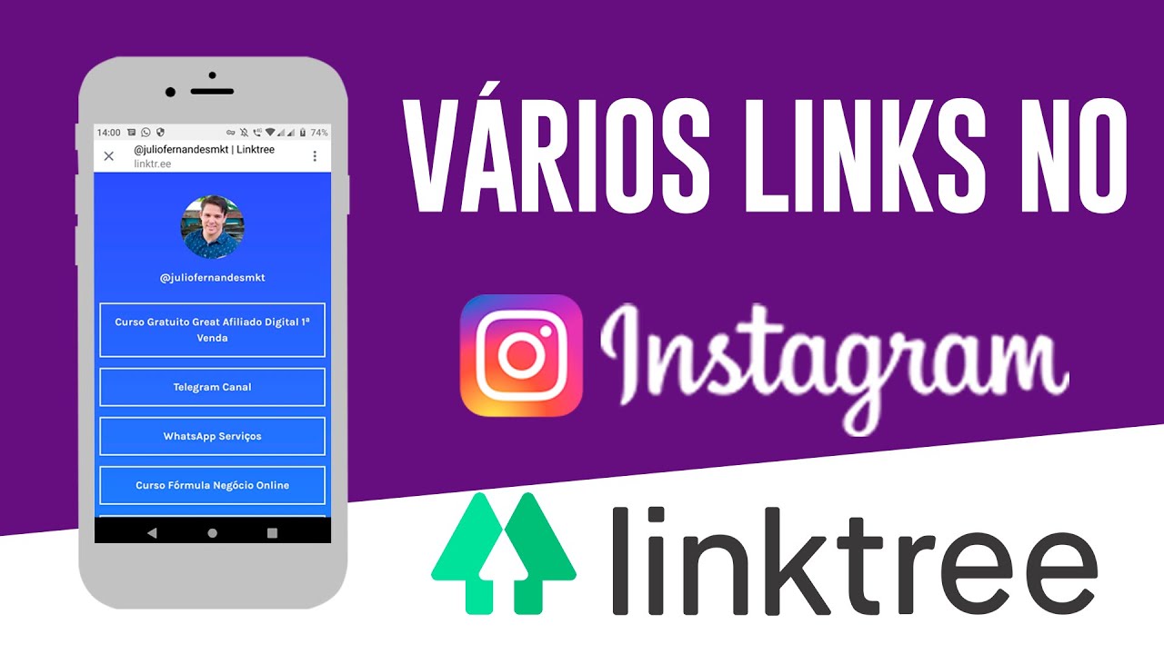 Como Ter Diversos Links No Instagram Linktree Passo A Passo YouTube