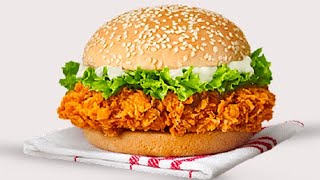 Crispy Zinger Burger Recipe KFC style\Original Commercial Zinger Burger\Quick and easy recipe.