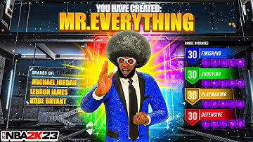 NEW GAME-BREAKING BEST BUILD can do EVERYTHING in NBA 2K23 🔥*AMAZING* ALL AROUND BEST BUILD 2K23!