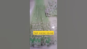 Net saree reuse | coming soon | fashion fusions #shorts