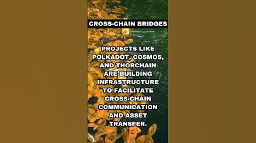 CROSS-CHAIN BRIDGES #DeFi #CryptoCommunity #DecentralizedFinance #web3  #crypto #altcointrader #btc