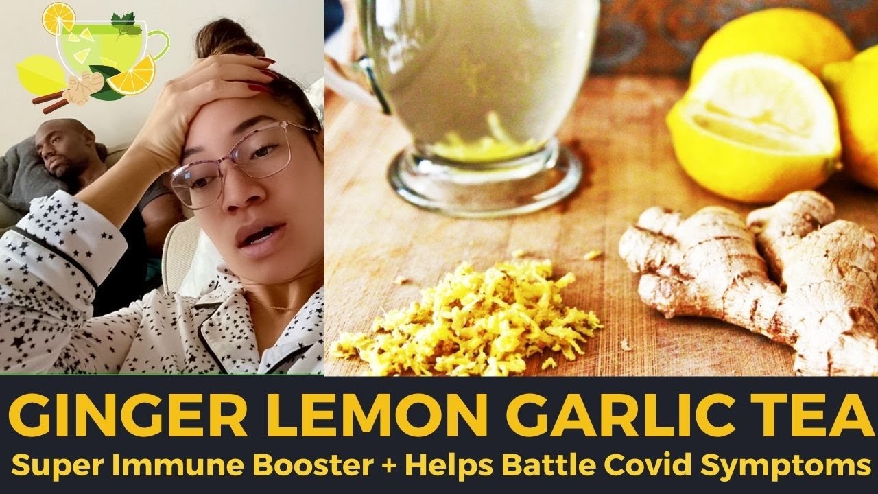 Ginger Lemon Garlic Tea with Honey Best Home Remedy For Cold, Cough & Sore Throat Battle
