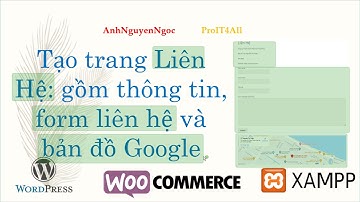 Tạo trang liên hệ cho Website thương mại điện tử trong WooCommerce