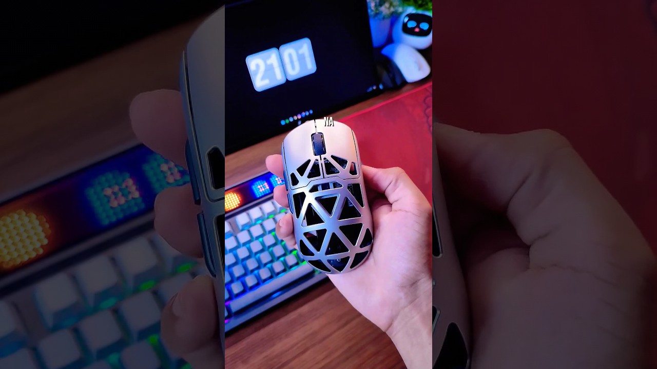 Esse mouse é feito de Magnésio e custa 500 conto 