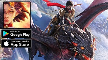 Best MMORPG Mobile Online Multiplayer Open World Like Wow Dragonborn Knight Android ios Gameplay