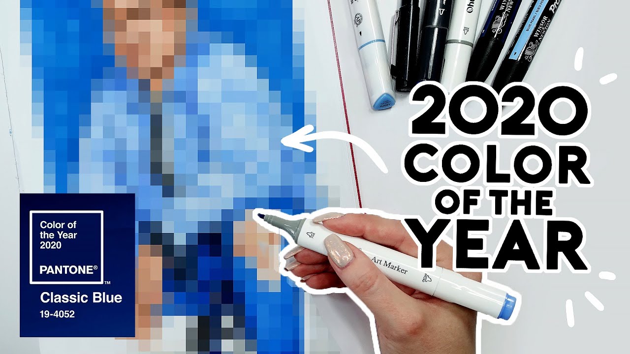 2020 COLOR OF THE YEAR DRAWING CHALLENGE 💙