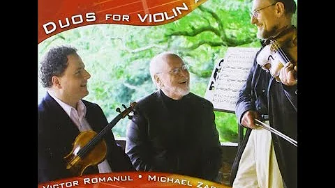John Williams Duo Concertante  Victor Romanul violin Michael Zaretsky viola