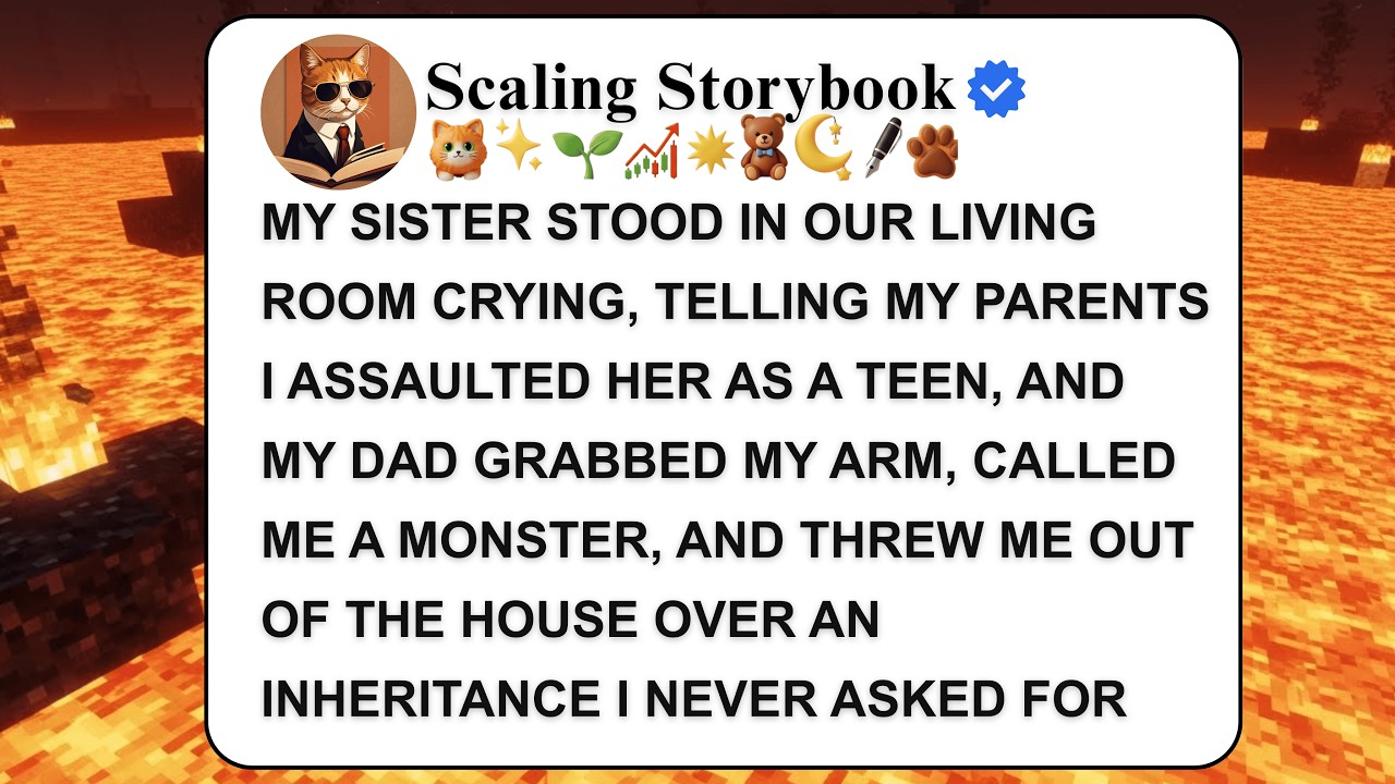 MY SISTER STOOD IN OUR LIVING ROOM CRYING, TELLING MY PARENTS I ASSAULTED HER AS A TEEN, AND MY DAD