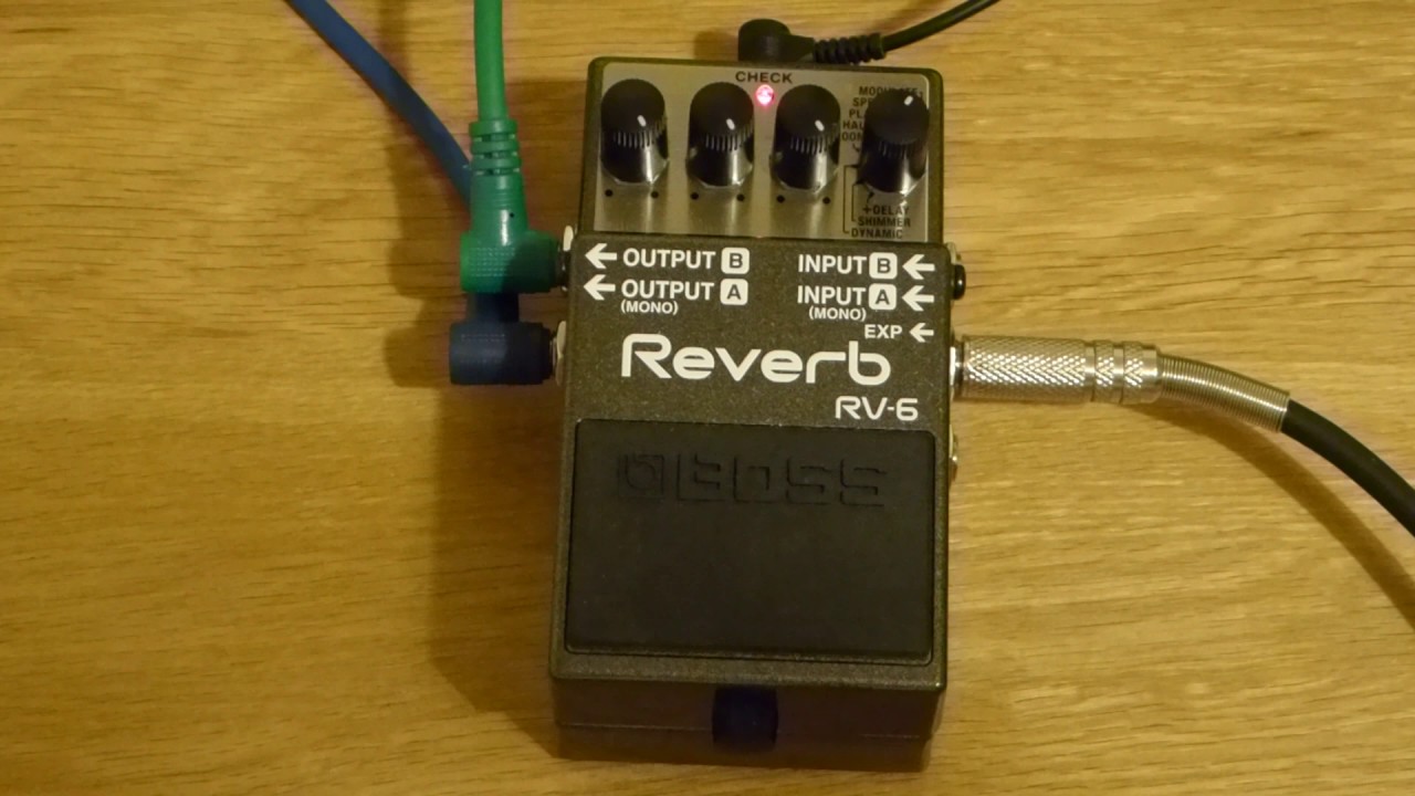 BOSS Reverb RV-6 Boss RV6 Reverb (Bass) - YouTube