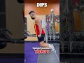 DIPS: Muscles Worked (DO THIS!) #shorts