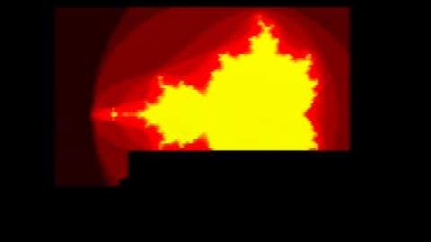 Rendering a Mandelbrot set in a ZX-Uno computer (ZX Spectrum enhanced clone)