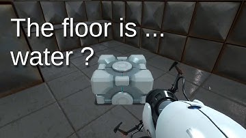 Portal Floating Cube Glitch