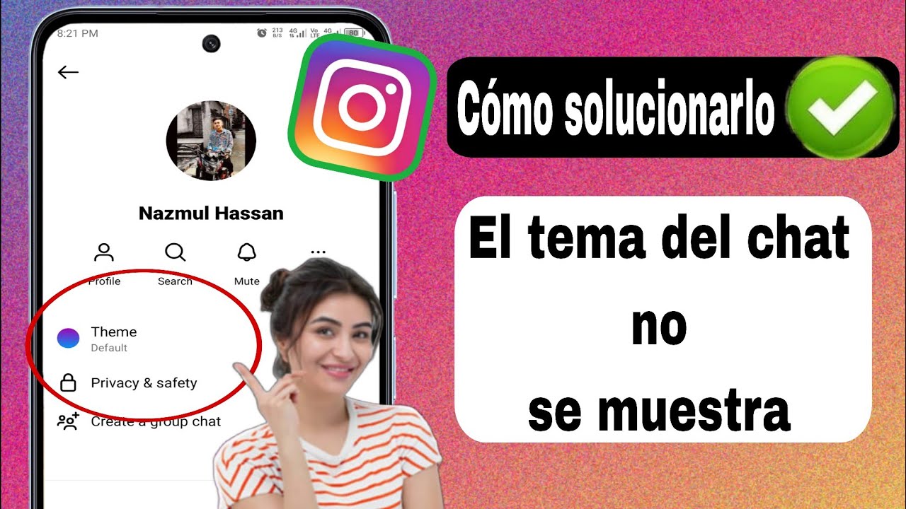 Cómo arreglar la opción del tema de chat de Instagram que no se muestra ...