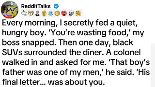 Every morning, I secretly fed a quiet, hungry boy  ‘You’re wasting food,’ my boss snapped