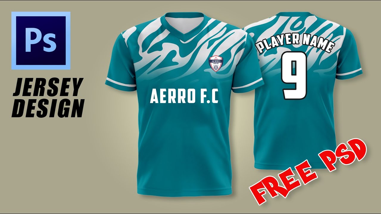 FREE PSD \\ How to Create Jersey Mokup Design using Photoshop FREE PSD \\ How to Create Jersey Mokup Design using Photoshop