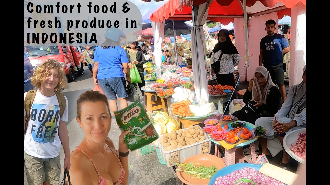 ⁣Provisioning in Indonesia - How a sailors get's their food in a foreign country!