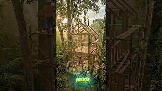 He went in with a plan—to build something beautiful among the trees. #DreamBuild #JungleVibes