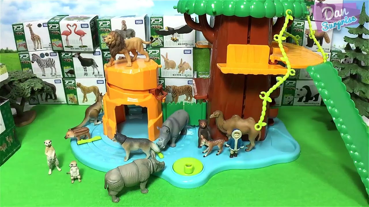 Wild Animals Playset! - YouTube