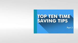 Celebrity Top Ten Time Saving Tips -  Part 2 Net Worth