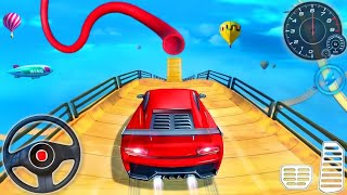 Impossible Car Driving Simulator Games 2021- Car Stunts Game - Android Gameplay screenshot 4