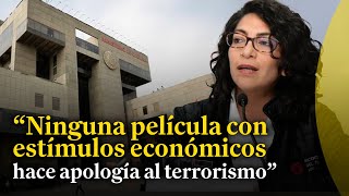 Leslie Urteaga afirmó que la reestructuración de los estímulos para el cine no implica censura