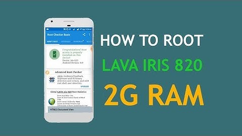 How To Root Lava iris 820 (2GB) Easy Way 100% Working With Prove