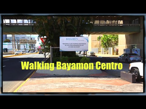 Walking through Centro Bayamon, Puerto Rico