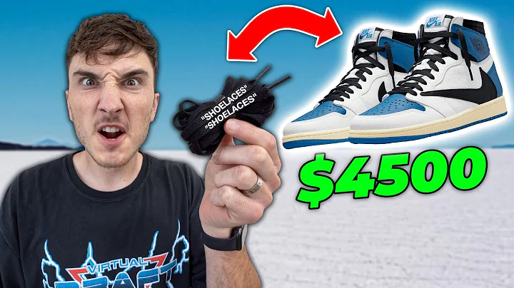 Trading Shoe Laces For Travis Scott x Fragment Jor...