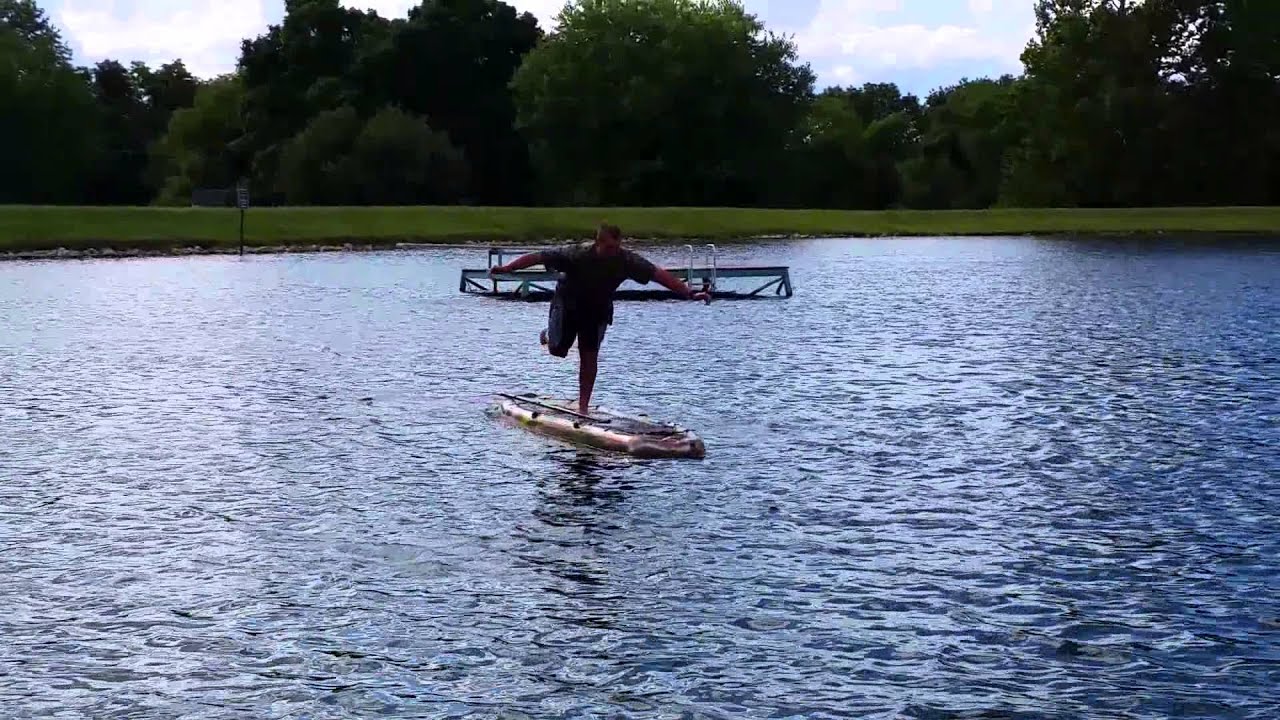 Jackson SuperFishal paddle board stability test YouTube