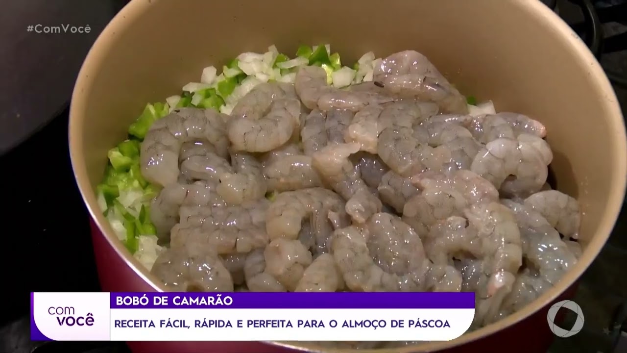 Bobó de camarão: receita fácil, rápida e perfeita para o almoço de páscoa - Com Você