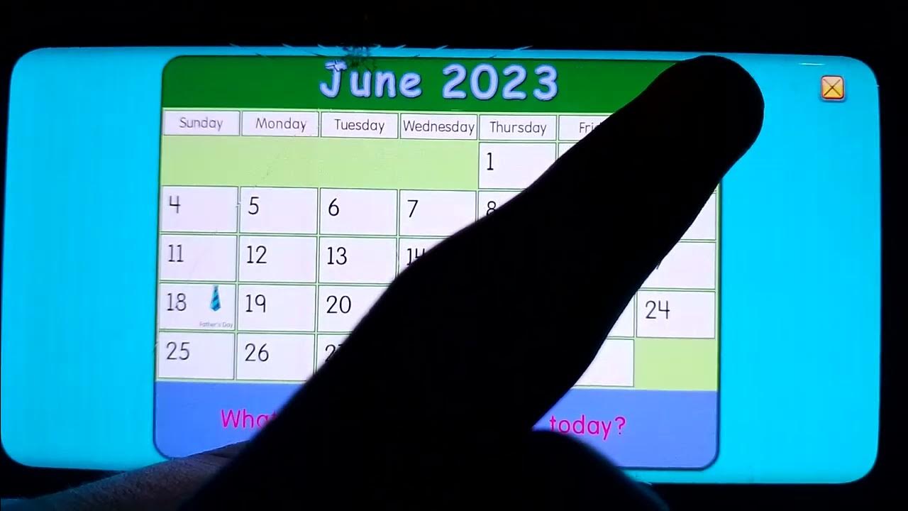 Starfall: The "June 10, 2023" Calender - YouTube