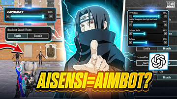 AI Sensitivity = AIMBOT?🔥Make Your  BGMI Sensitivity with ChatGPT AI(0% Recoil Trick)