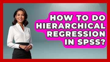 How To Do Hierarchical Regression In SPSS? - The Friendly Statistician