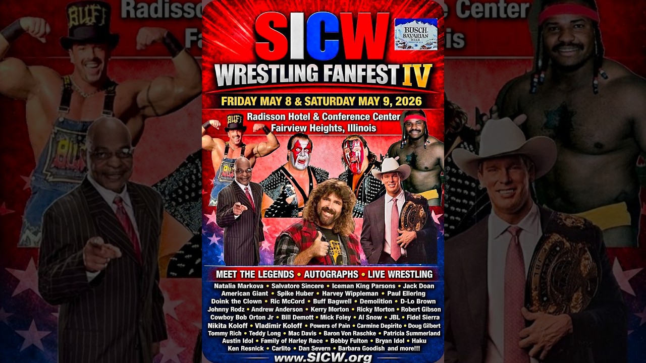 Old School Wrestling TV Studio As All Roads Lead to Fanfest IV. - SICW All Star Wrestling