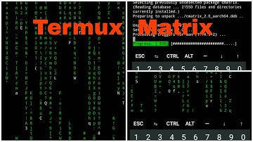 #termux #matrix #cmatrix Termux awesome command Matrix animation.